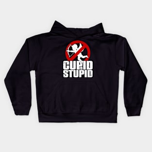 Cupid is Stupid Kids Hoodie